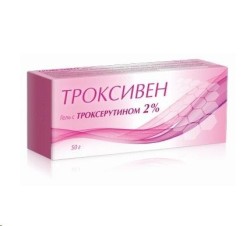 Гель, 50 мл Троксивен с троксерутином 2%